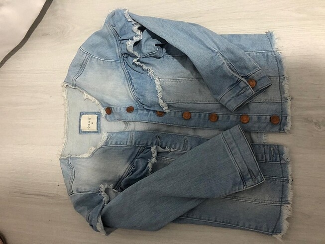34 Beden Crop kot ceket