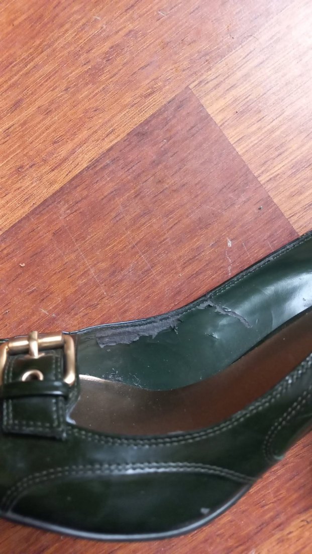 Yeşil Rugan ayakkabı - Görsel 4