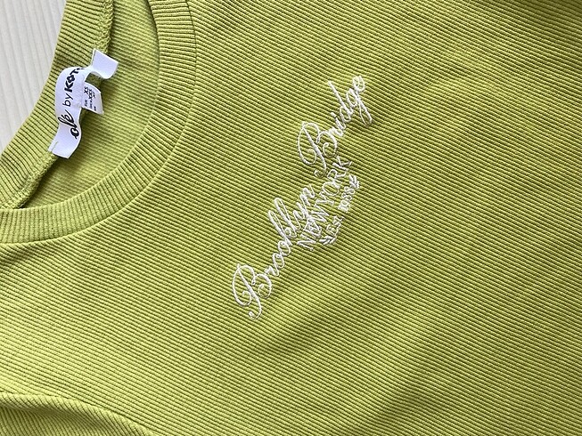 xs Beden Koton crop bluz