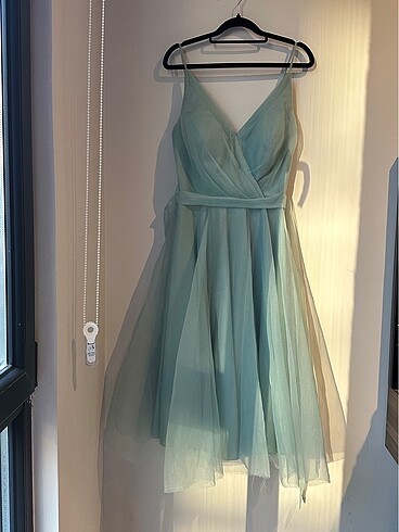 kadın midi boy elbise - Görsel 3