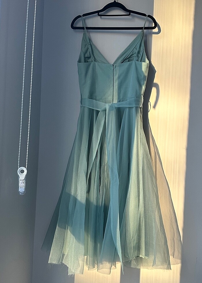 kadın midi boy elbise - Görsel 4