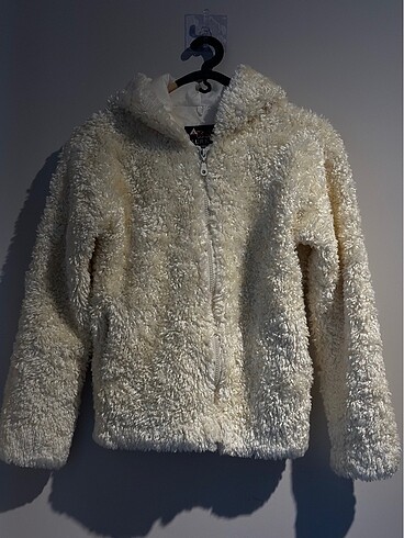 krem rengi sahte kürk - Görsel 2