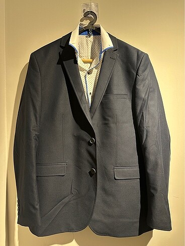 56/6 drop lacivert takım elbise - Görsel 9