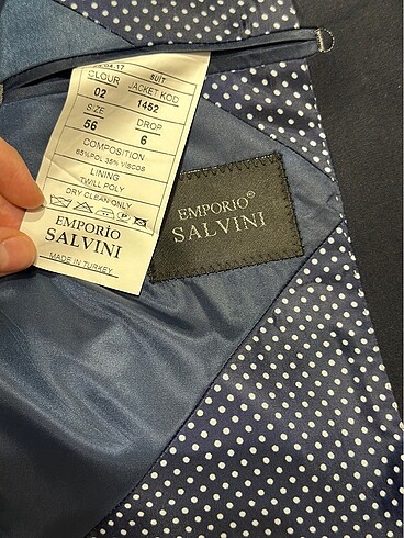 56/6 drop lacivert takım elbise - Görsel 3