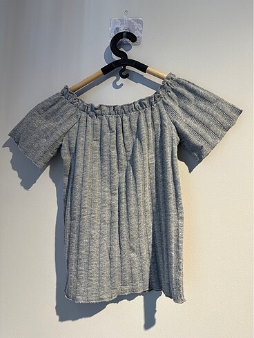 Stradivarius gri crop