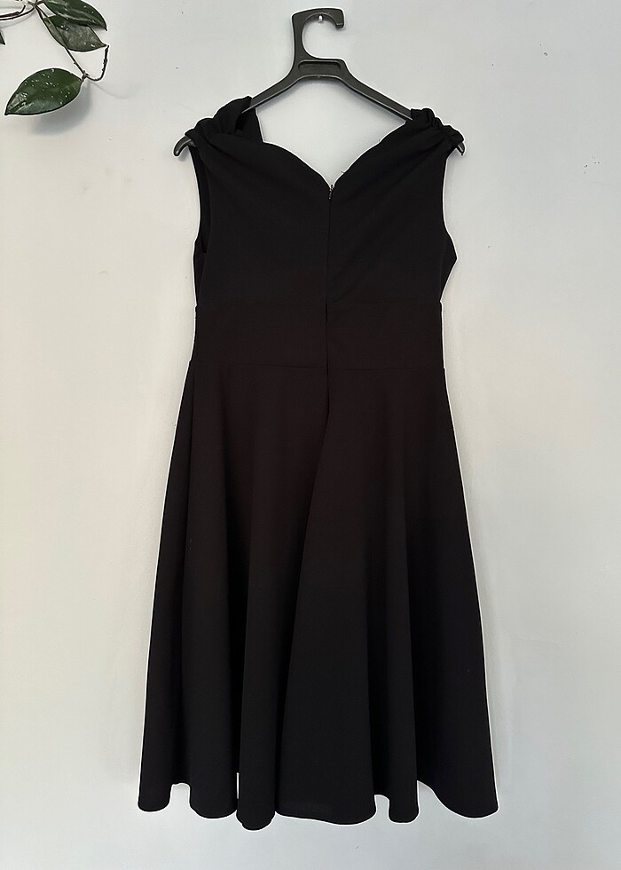 siyah çan elbise - Görsel 3