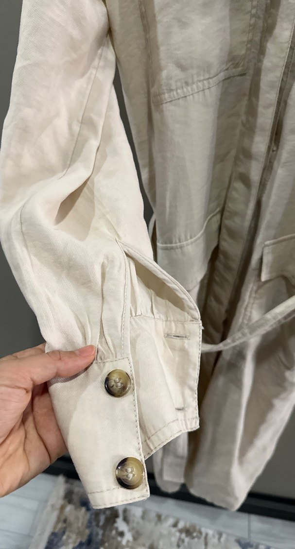 Bej Kadın Uzun elbise - Görsel 3