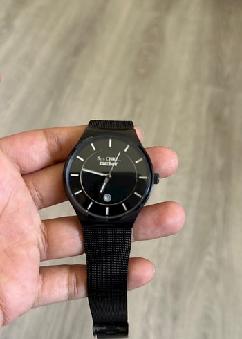 Minimalist Siyah Erkek Saat