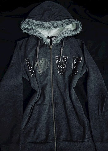 Kapüonlu Fur Vintage Hırka - Görsel 2