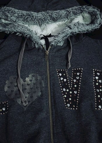 Kapüonlu Fur Vintage Hırka - Görsel 4