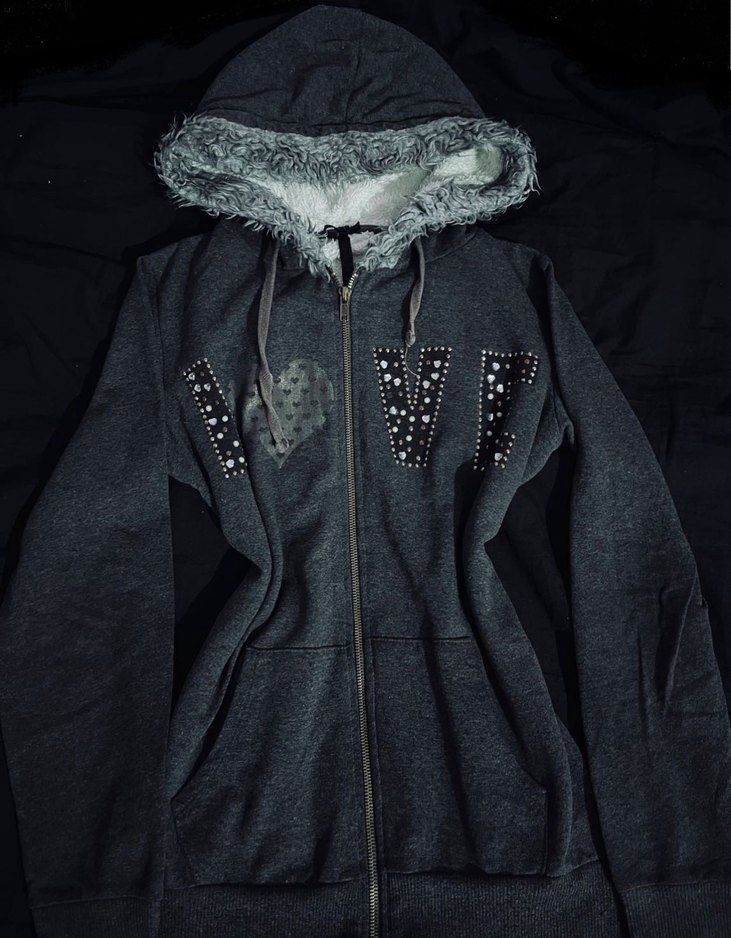 Kapüonlu Fur Vintage Hırka - Görsel 2