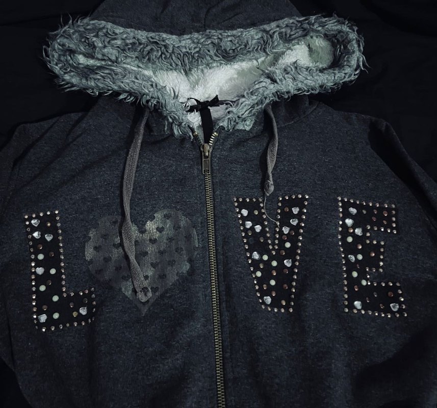 Kapüonlu Fur Vintage Hırka - Görsel 4