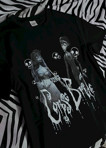 Tim Burton Corpse Bride Tshirt - Görsel 2