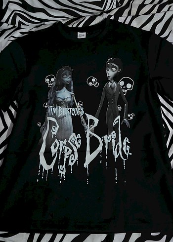Tim Burton Corpse Bride Tshirt - Görsel 3