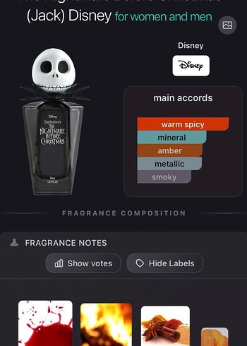 Disney Jack Skellington Unisex Parfüm - Görsel 2