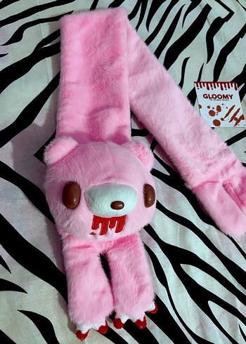 Gloomy Bear Peluş Atkı - Görsel 3