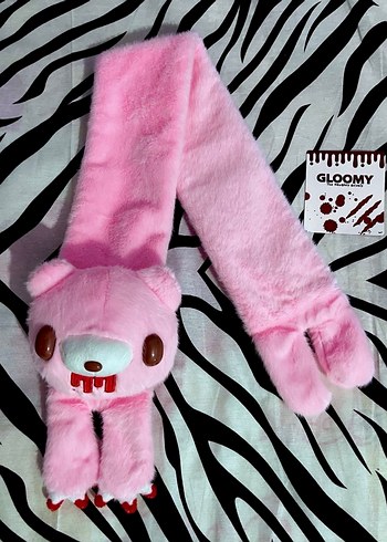Gloomy Bear Peluş Atkı - Görsel 2