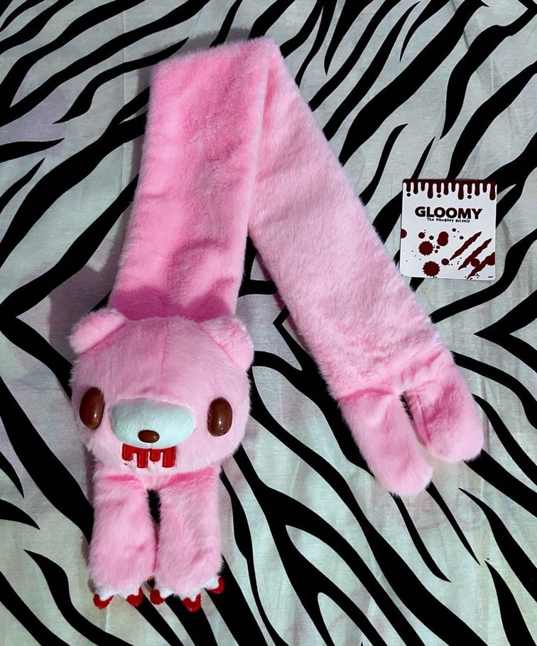 Gloomy Bear Peluş Atkı - Görsel 2