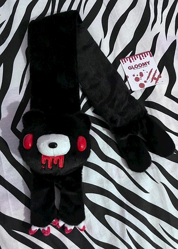 Gloomy Bear Peluş Atkı - Görsel 3