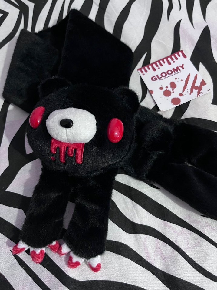 Gloomy Bear Peluş Atkı - Görsel 4