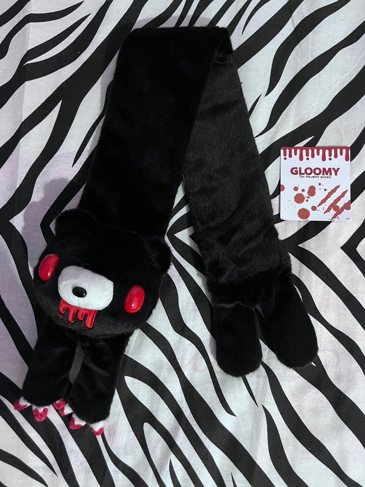 Gloomy Bear Peluş Atkı - Görsel 2