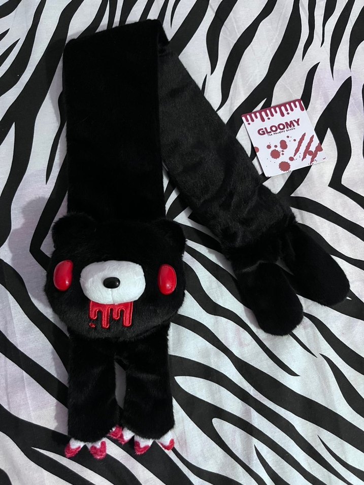 Gloomy Bear Peluş Atkı - Görsel 3