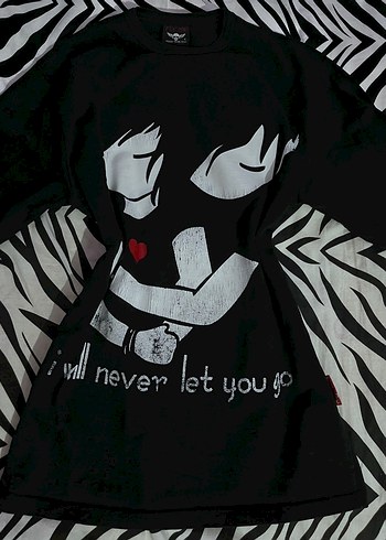 Emo Çift Desenli 00s Kazak / Sweatshirt - Görsel 2