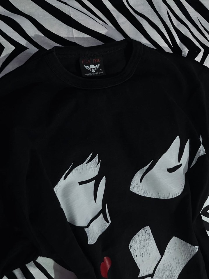 Emo Çift Desenli 00s Kazak / Sweatshirt - Görsel 5