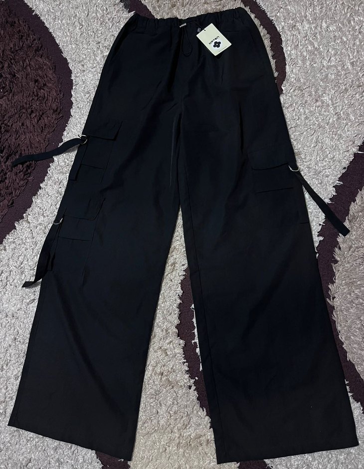 Straight Paça Kargo Cepli Pantolon // Emo Vintage Street - Görsel 2