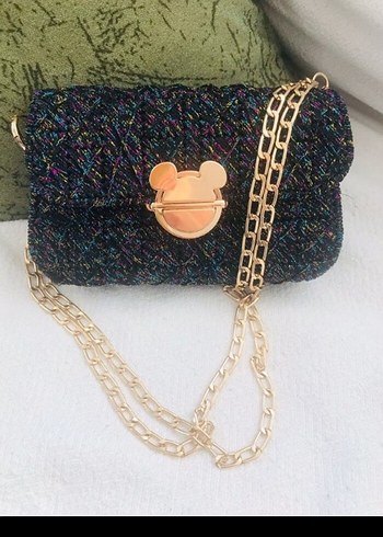 Renkli Tokalı Kadın Çanta - Görsel 2