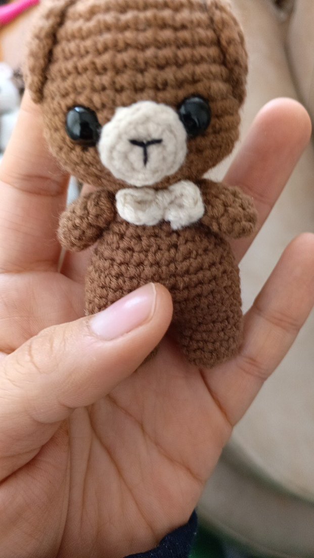 El Yapımı Kahverengi Aslan Peluş Oyuncak - Görsel 2