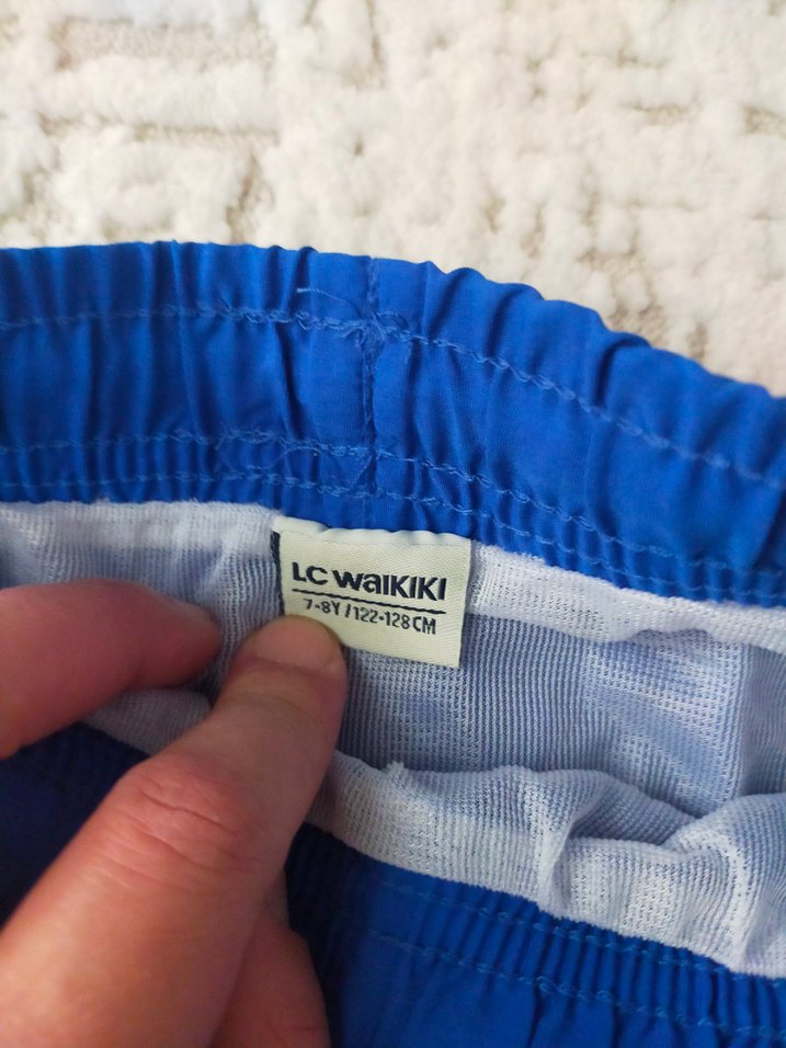 Mavi Mini Şortlu Erkek Yüzme Şortu - Görsel 2