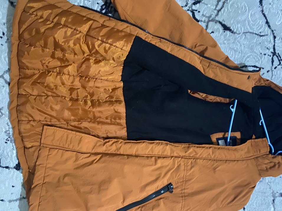 Erkek Çocuk Koyu Kahverengi Fermuarlı Kaban - Görsel 2