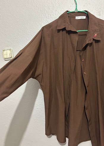 Kahverengi  Gömlek - Görsel 2