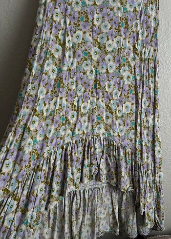 Uzun Çiçekli Etek - Görsel 4