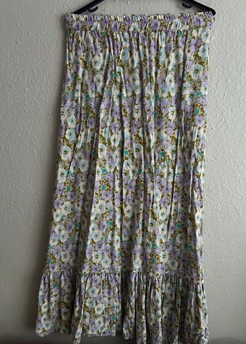 Uzun Çiçekli Etek - Görsel 3