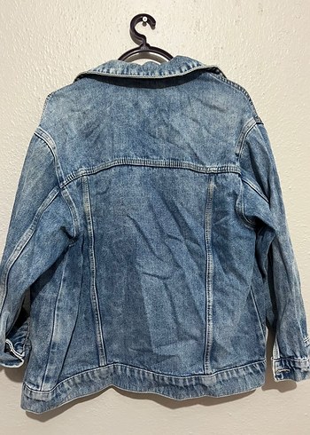 Kadın Mavi Kot Ceket - Görsel 2