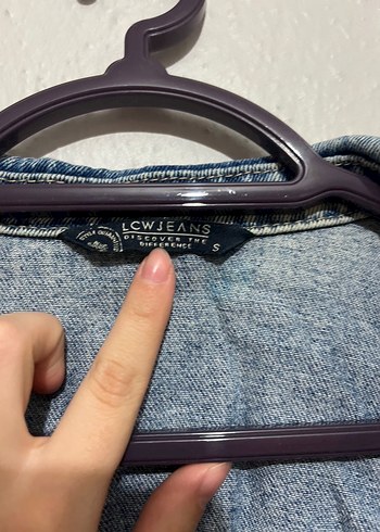 Kadın Mavi Kot Ceket - Görsel 6