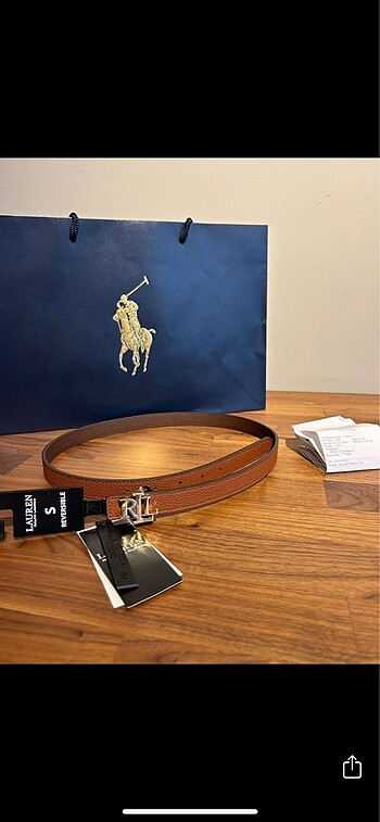 Ralph Lauren Reversible Deri Kemer