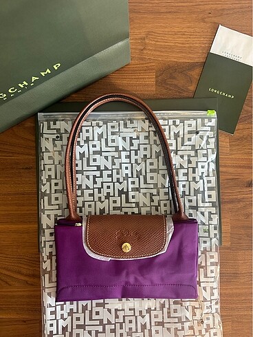 Longchamp Longchamp Le Pliage Medium Mor Uzun Saplı