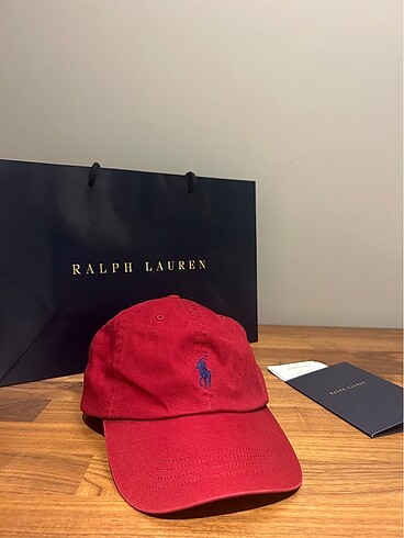 Ralph Lauren Şapka Koyu Kırmızı