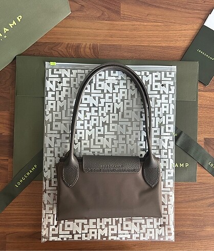 Beden haki Renk Longchamp Le Pliage Medium Terra