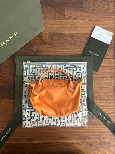 Longchamp Ralph Lauren Le Pliage xs Turuncu