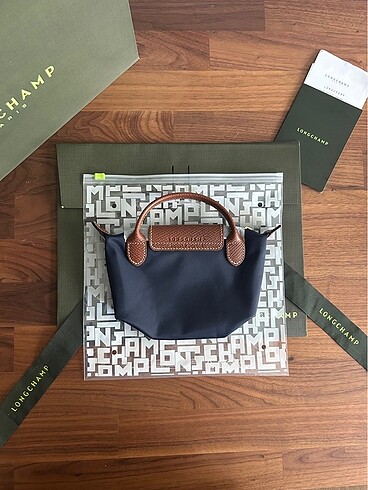 Longchamp Longchamp Le Pliage Pouche Lacivert&Krem xs