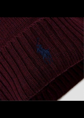 Ralph Lauren Bordo Bere - Görsel 3