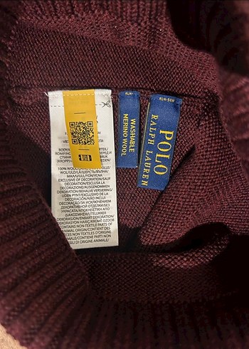 Ralph Lauren Bordo Bere - Görsel 7