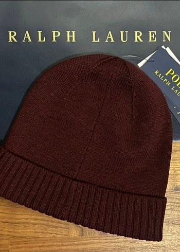 Ralph Lauren Bordo Bere - Görsel 6