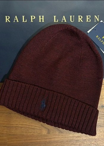 Ralph Lauren Bordo Bere - Görsel 5