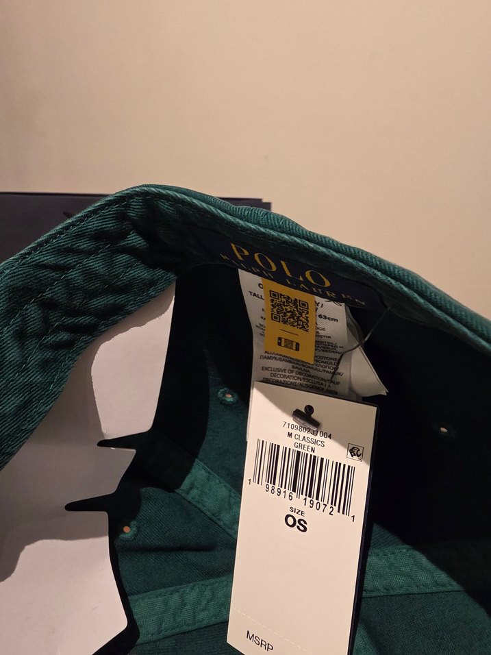 Ralph Lauren Yeşil Logolu Yeşil Şapka - Görsel 3