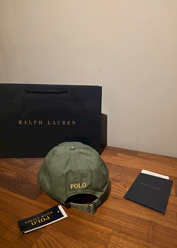 Ralph Lauren Sarı Logolu Yeşil Şapka - Görsel 2
